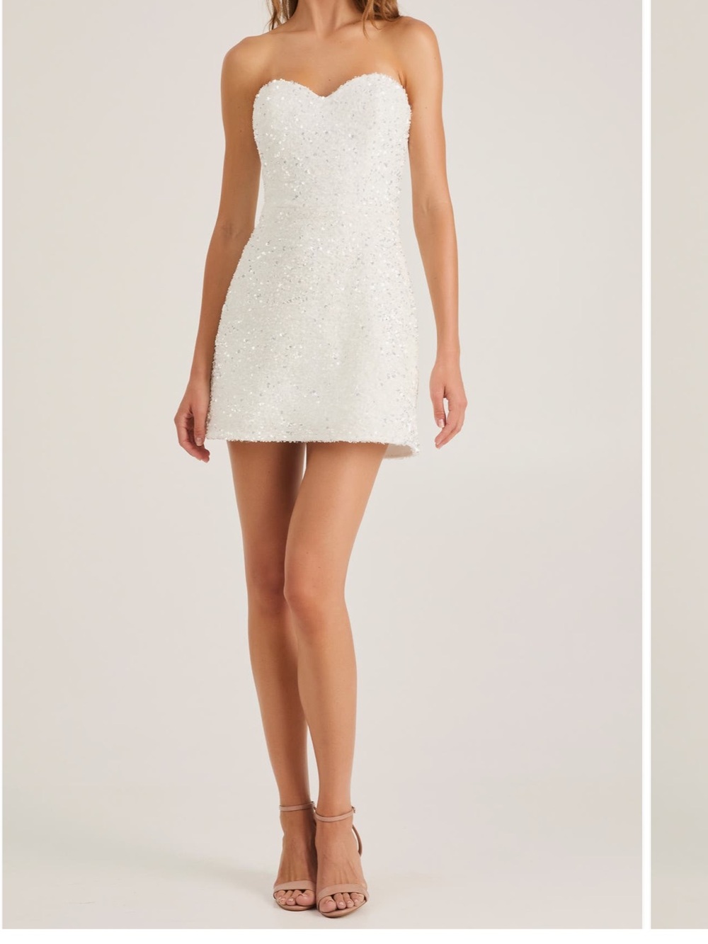 Helsi Cindy Sequin Strapless Cocktail Minidress